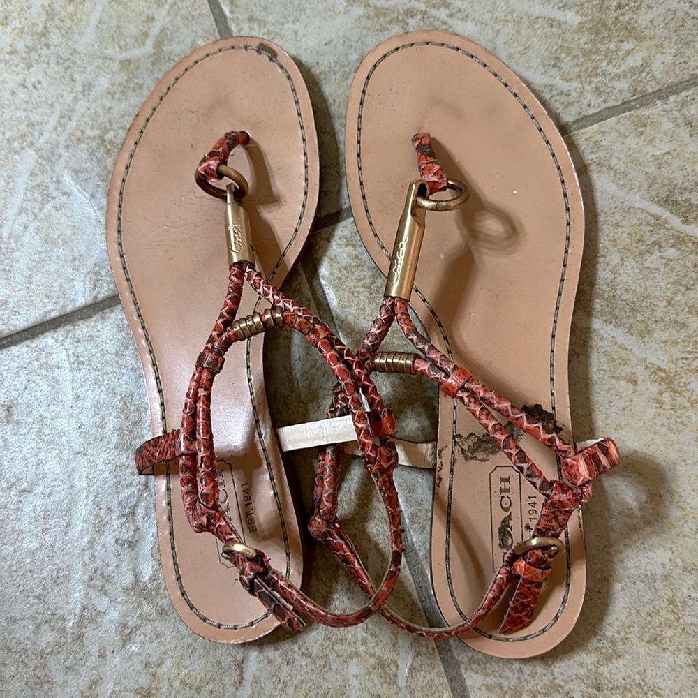 Coach sandals